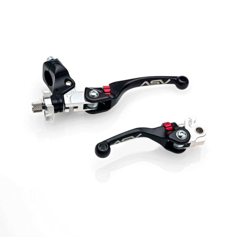 Load image into Gallery viewer, ASV Black F4 Offroad Model Clutch + Brake Lever Pair Pack BCF41306SH-K
