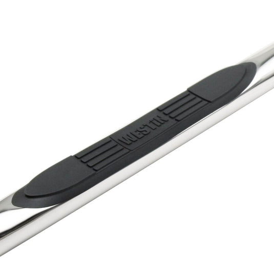 Westin E-Series 3 Inch Round Nerf Bars - Polished Stainless Steel - Fits 2009-14 Ford F-150 SuperCab