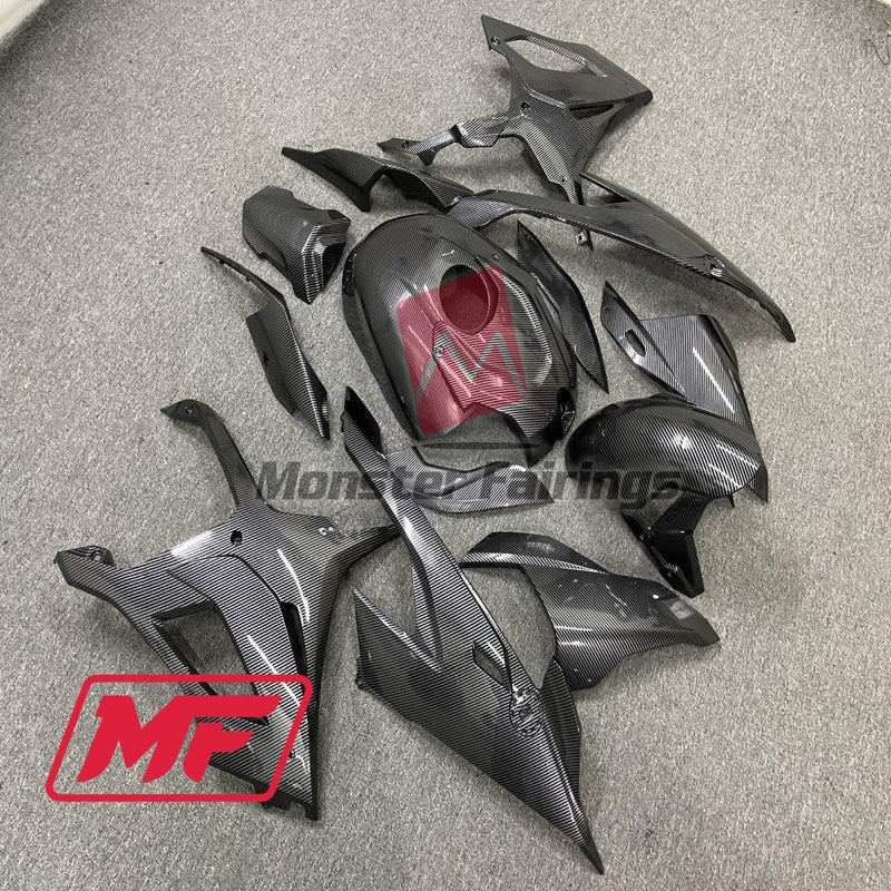 Load image into Gallery viewer, Monster Fairings Full Kit BMW S1000RR 19-22 Carbon Fiber Style + Windshield + Gas Tank Cover
