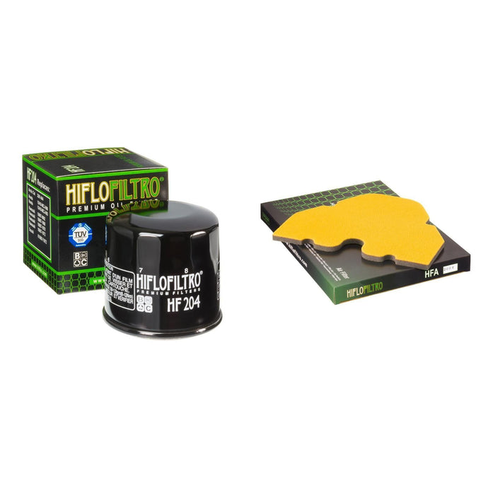 HIFLO FILTRO Oil and Air Filter Kit for KAWASAKI ZX600 E10-E12 ZZR600 02-04