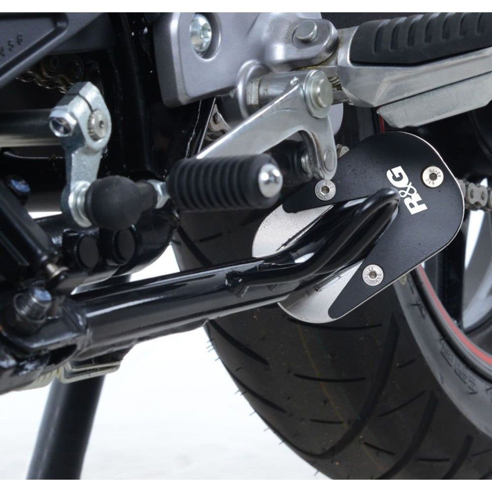 R&G Racing Silver Kickstand Shoe For 2018-2020 Suzuki GSX250R