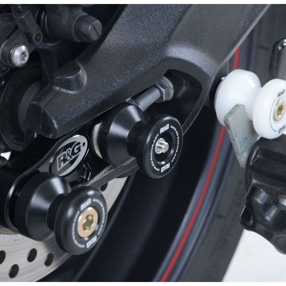 R&G Racing Black Spindle Sliders For 2006-2012 Triumph Daytona 675