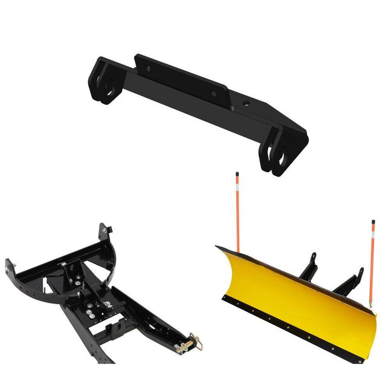 Load image into Gallery viewer, Denali Black UTV Snow Plow Kit For Kawasaki Teryx KRX 1000 2020-2021
