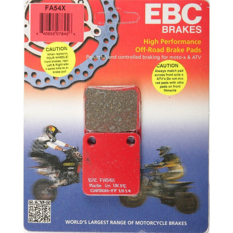 Load image into Gallery viewer, EBC 1 Pair Performance X-Series Carbon Brake Pads MPN FA54X
