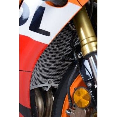 Load image into Gallery viewer, R&amp;G Racing Black Aluminum Radiator Guard For 2013-2016 Honda CBR600RR RAD0146BK
