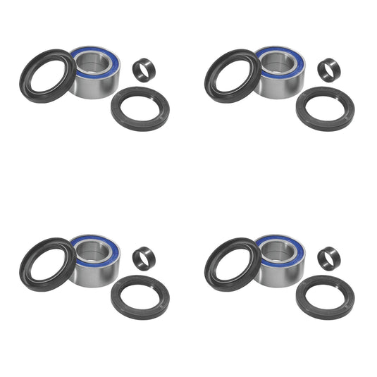 QUADBOSS Front and Rear Wheel Bearing Kits for Arctic Cat 250 2x4 1999-2005