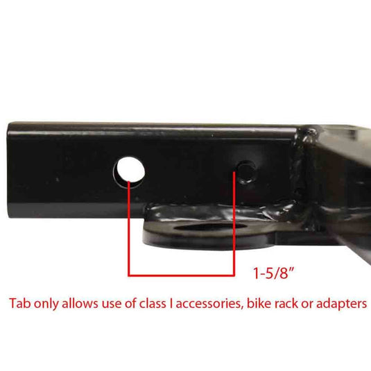 Rigid Hitch (RT-475) Class I, 1-1/4 Inch Receiver Trailer Hitch Bundle - Includes Ball Mount and Custom Wiring Harness fits 2012-2014 Ford Focus 5 Door Hatchback (Except ST)