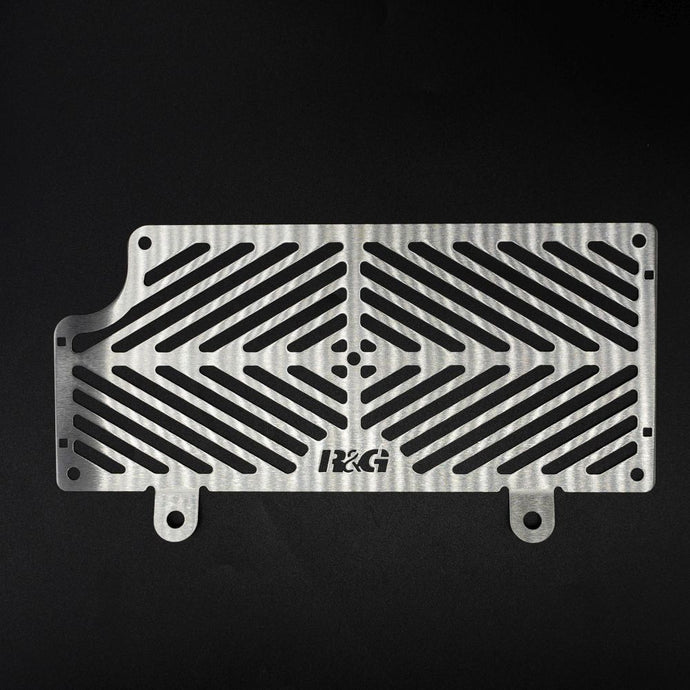 R&G Racing Stainless Steel Oil Cooler Guard For 2022-2024 Kawasaki Ninja ZX10R ZX1000