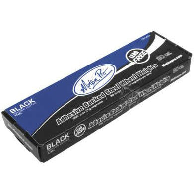 Load image into Gallery viewer, Motion Pro Black Steel Wheel Weights 90 oz Box 360 x 1/4 oz 08-0453
