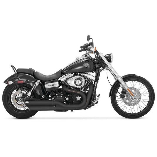 Vance And Hines Twin Slash Muffler 3in Slip On Exhaust Black With Fuelpak FP4