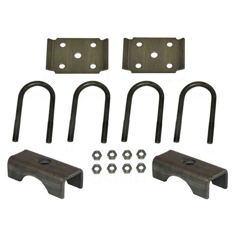 Load image into Gallery viewer, U-Bolt Mounting Kit for 3,500 Pound Axles with 2-3/8 Inch Round Tube
