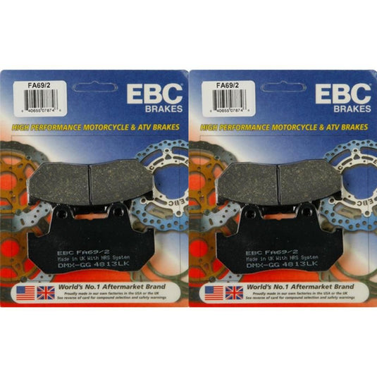 EBC Brake Pad Front Kit FA69/2 for Honda Silverwing 500 Interstate 1981-1982