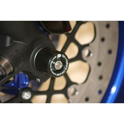 Load image into Gallery viewer, R&amp;G Racing Black Fork Protectors For 2005-2011 Suzuki GSXR1000
