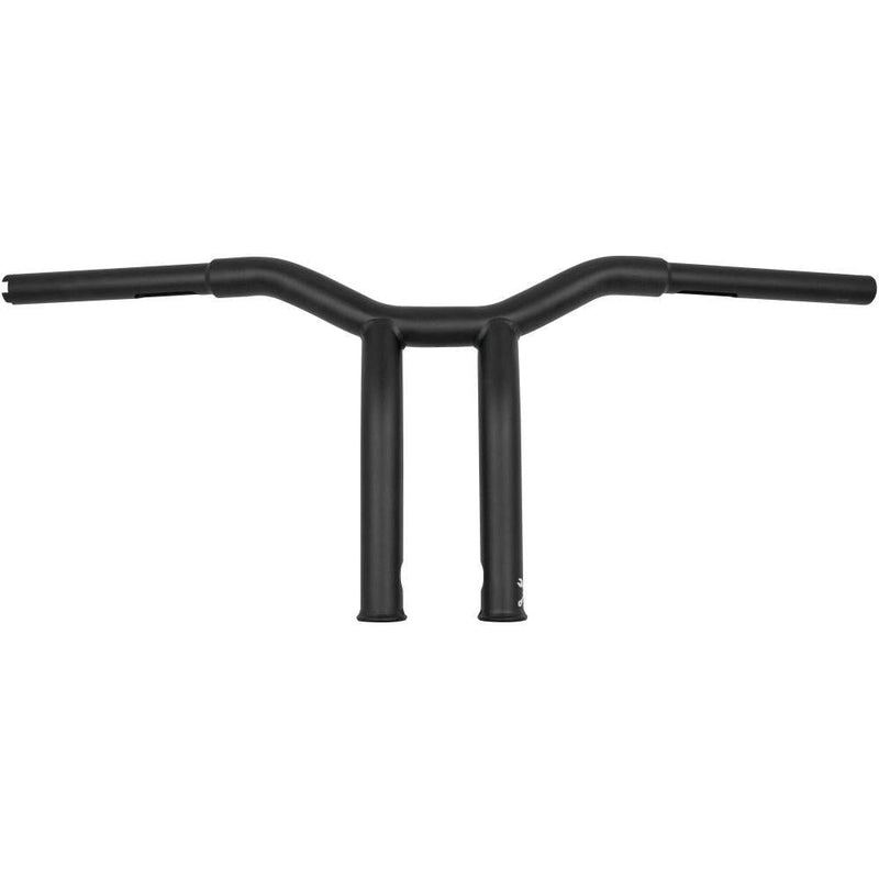 Load image into Gallery viewer, Burly Brand Dominator Bar 10" Raked Matte Black - B12-6051SB
