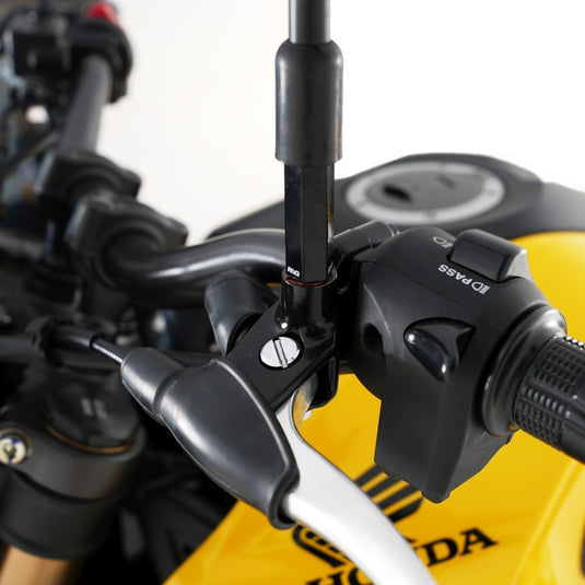 R&G Racing Black Mirror Risers For 2013-2018 Aprilia Caponord 1200