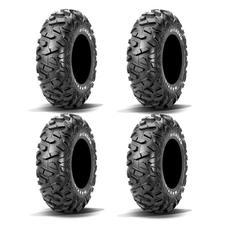 Load image into Gallery viewer, Full Set Of Maxxis Bighorn Radial (6 Ply) UTV Tires 27x9R-12 (4)

