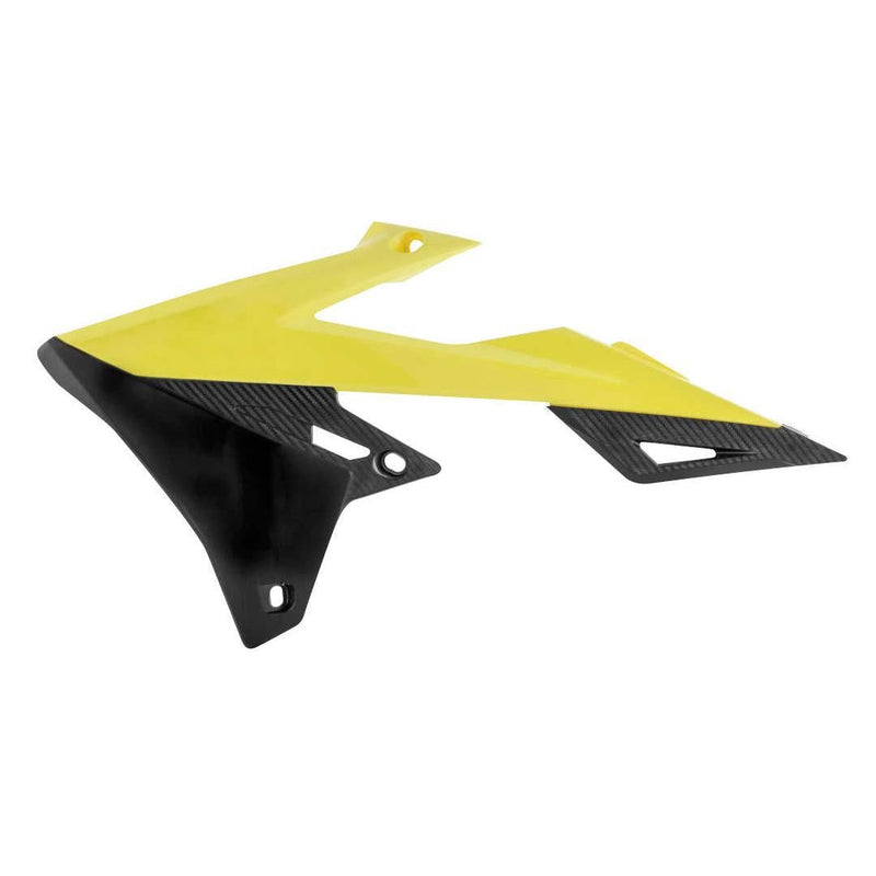 Load image into Gallery viewer, Acerbis Yellow/Black Radiator Shrouds for Suzuki - 2686491017

