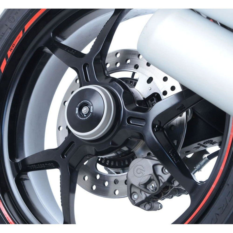 Load image into Gallery viewer, R&amp;G Racing Black Spindle Blanking Plate Kit For 2012-2015 Ducati 1199 Panigale
