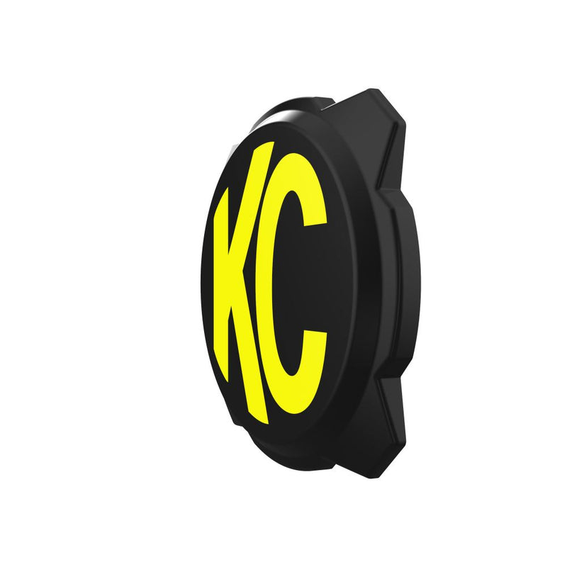 Load image into Gallery viewer, KC HiLiTES Gravity Titan/Pro6 6" Light Cover - Black / Yellow KC Logo 5111
