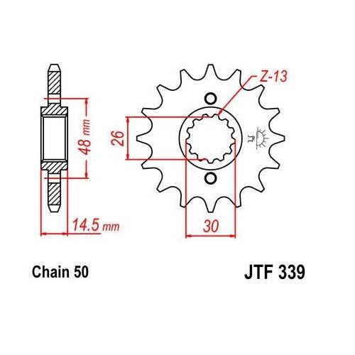 Steel Front Sprocket 16T for Street HONDA CB900F 1980-1982