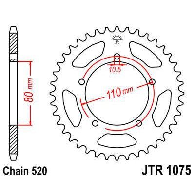 Load image into Gallery viewer, Front &amp; Rear Sprocket Kit for KYMCO 250 Venox 04-09 JT Sprockets
