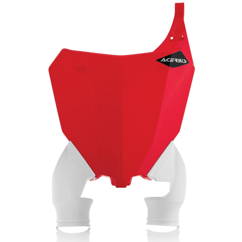 Load image into Gallery viewer, Acerbis Red/White Raptor Front Number Plate for Honda - 2630771005
