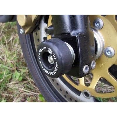 Load image into Gallery viewer, R&amp;G Racing Black Fork Protectors For 1999-2000 Kawasaki ZRX1100
