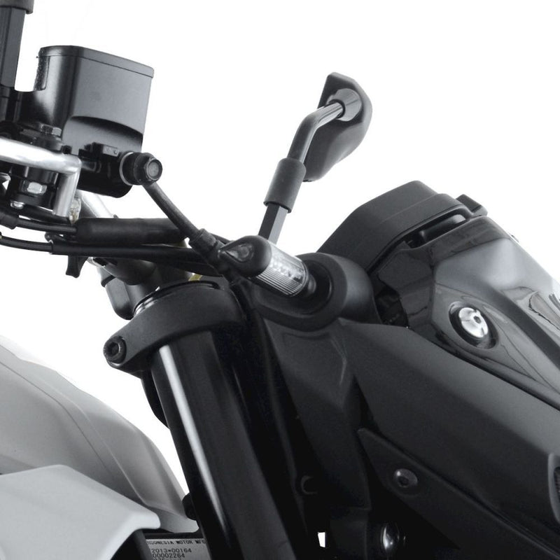 Load image into Gallery viewer, R&amp;G Racing Black Indicator Adapter Kit For 2020-2024 Yamaha MT-03
