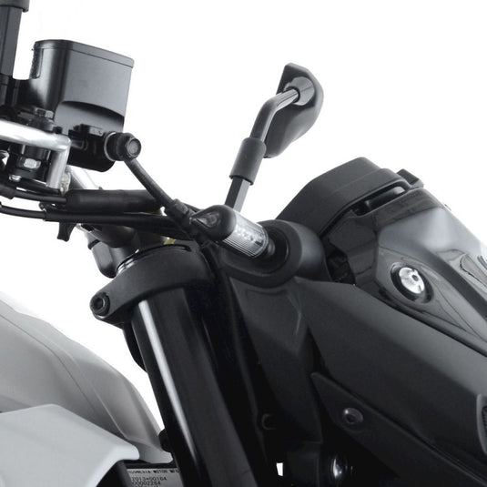 R&G Racing Black Indicator Adapter Kit For 2020-2024 Yamaha MT-03