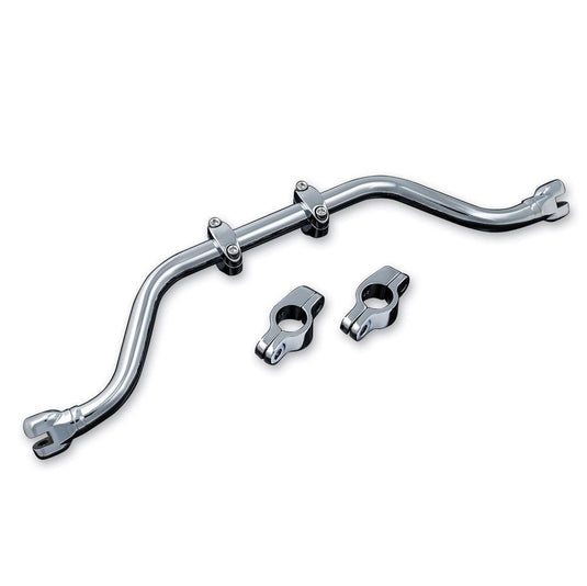 KURYAKYN CHROME ADJUSTABLE MUSTACHE BAR 1986-2017 HARLEY DAVIDSON SOFTAIL 7502