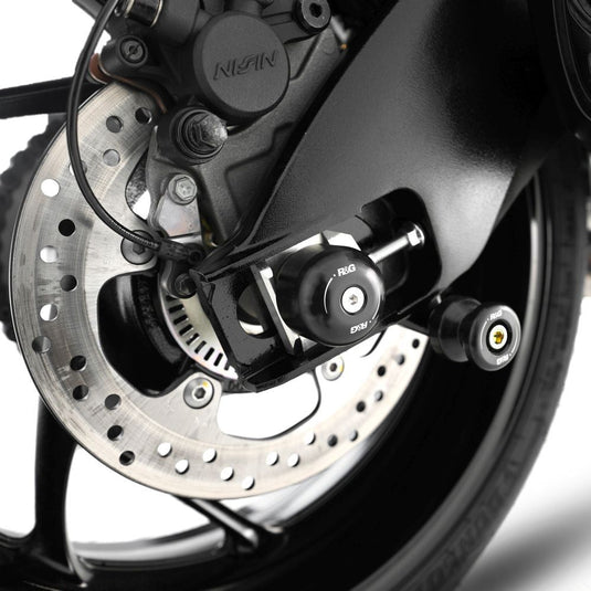 R&G Racing Black Swingarm Protectors For 2016-2017 Suzuki GSXS1000