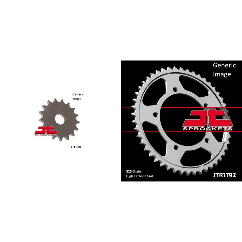 Load image into Gallery viewer, Front and Rear Steel Sprocket Kit for OffRoad SUZUKI DL650/A V-Strom 2004-2014
