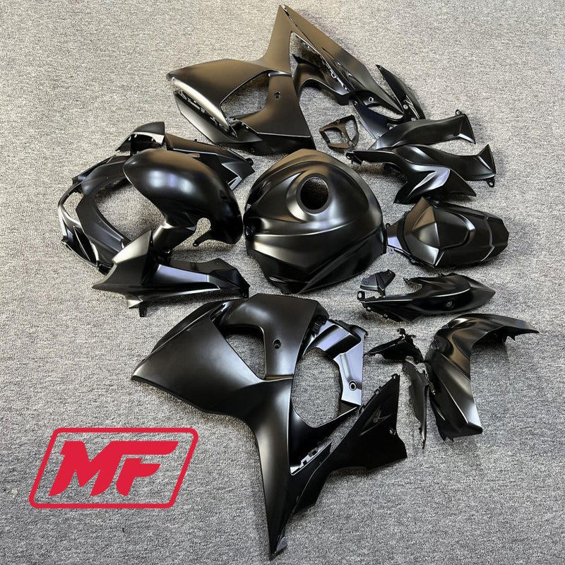 Load image into Gallery viewer, Monster Fairings Full Kit Suzuki GSXR1000 09-16 Matte Black + Windshield + Gas Tank Cover

