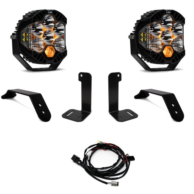 Load image into Gallery viewer, Baja Designs Bumper LED Light Kit LP6 Pro Series Driving/Combo Pattern Clear Lens Toggle Wiring 447659
