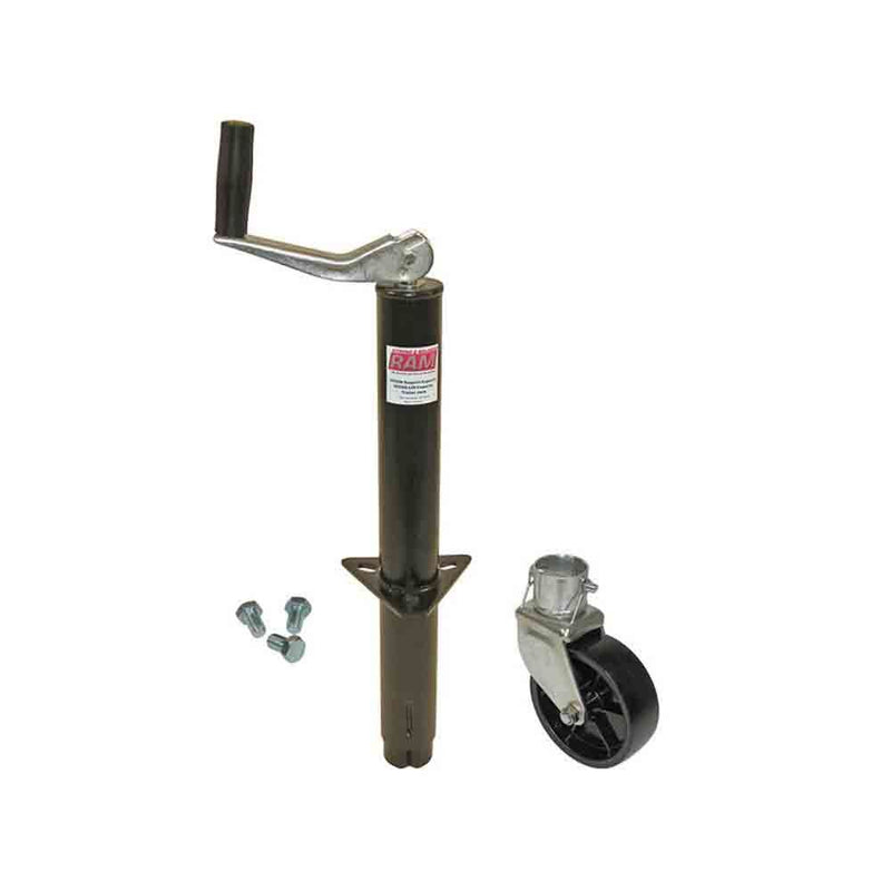 Load image into Gallery viewer, A-Frame Trailer Jack with Wheel and Mounting Hardware - 2,000 lb.
