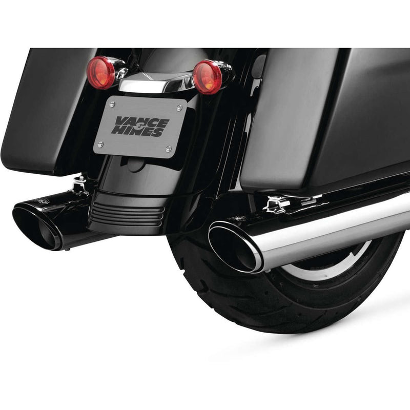 Load image into Gallery viewer, Vance &amp; Hines 16672 Twin Slash Round Slip-Ons, Chrome VH-0240 1801-1070
