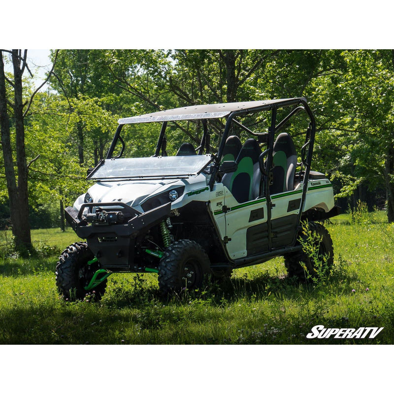 Load image into Gallery viewer, SuperATV Kawasaki Teryx Scratch Resistant Flip Down Windshield FDWS-K-TRX4-70
