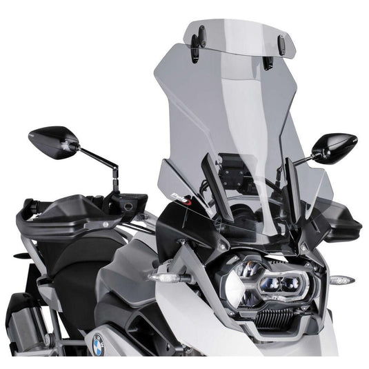 Puig Clip-On Visor Smoke 230mm - 6319H