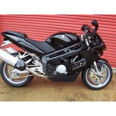 Load image into Gallery viewer, R&amp;G Racing Black Classic Style Crash Protectors For 2005 MZ 1000S Faired
