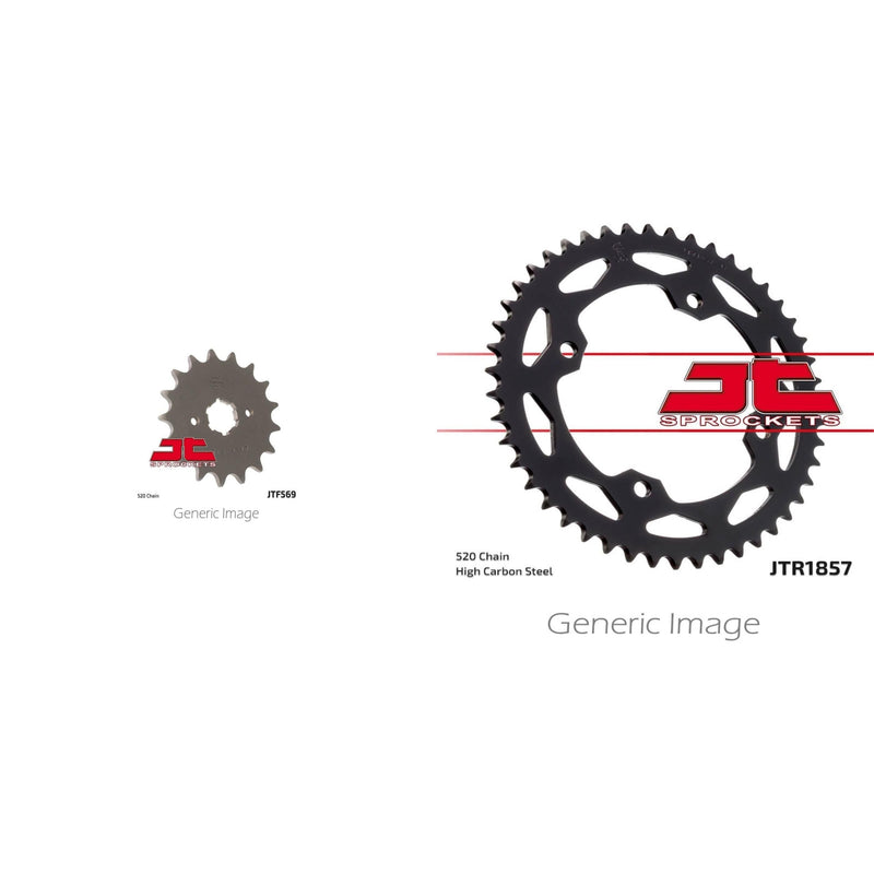 Load image into Gallery viewer, Front &amp; Rear Steel Sprocket Kit for ATV/UTV YAMAHA YFZ350 Banshee 1987-1988
