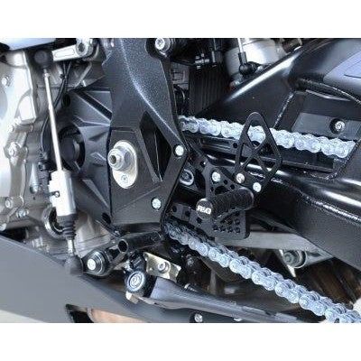 Load image into Gallery viewer, R&amp;G Racing Black Adjustable Rearsets For 2017-2020 BMW S1000R
