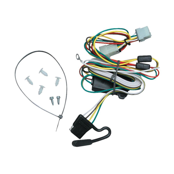 T-One T-Connector Custom Harness, 4-Way Flat, w/Converter fits Select GM Mini-Vans