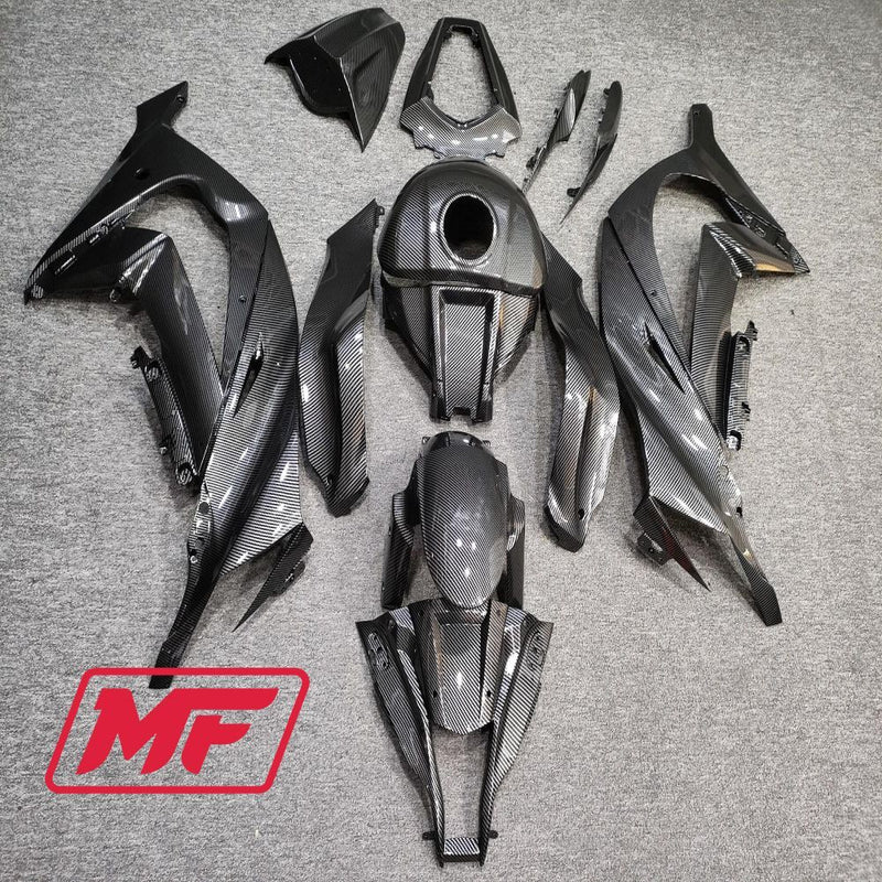 Load image into Gallery viewer, Monster Fairings Full Kit Kawasaki ZX-10R 11-15 Carbon Fiber Style + Windshield + Gas Tank Cover
