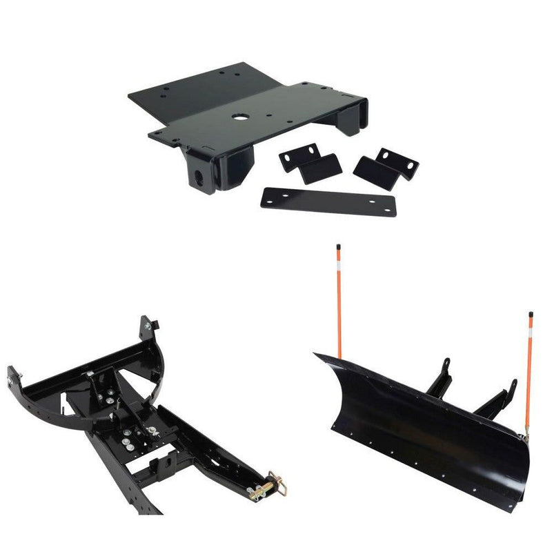 Load image into Gallery viewer, Denali Black UTV Snow Plow Kit For Can-Am Maverick Max 1000R 4x4 XDS Turbo 2015
