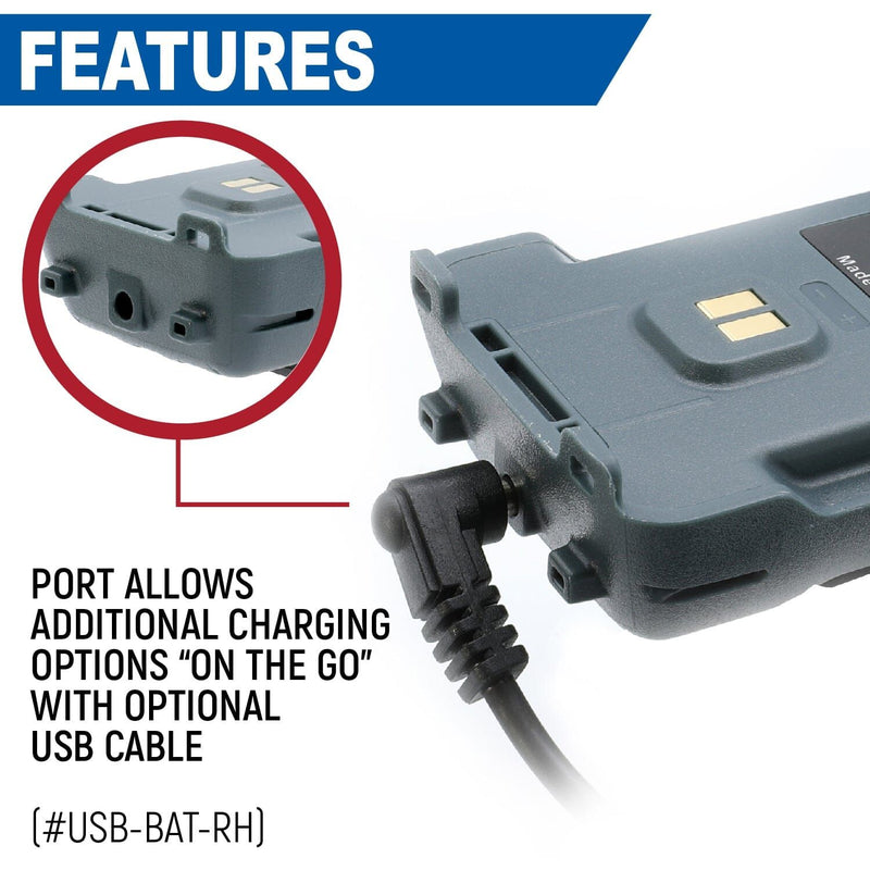 Load image into Gallery viewer, Rugged Radios GMR2 and GMR2 PLUS Handheld Long-Lasting XL Battery with USB Charging Port BAT-GMR2-XL
