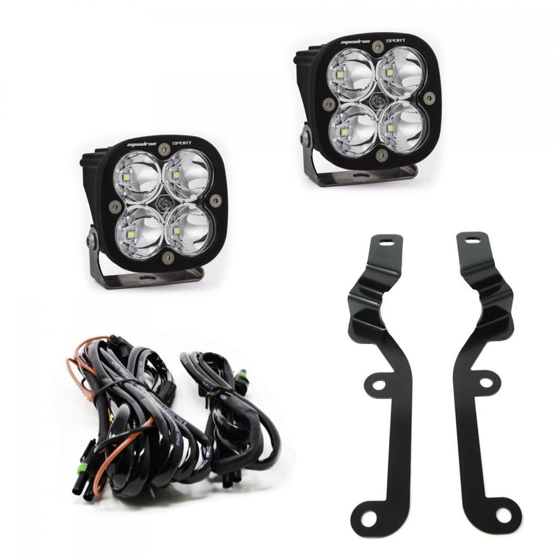 Load image into Gallery viewer, Baja Designs A-Pillar Light Kit Pair Squadron Sport Series Driving/Combo Pattern Clear Lens 447524
