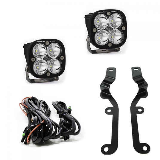 Baja Designs A-Pillar Light Kit Pair Squadron Sport Series Driving/Combo Pattern Clear Lens 447524