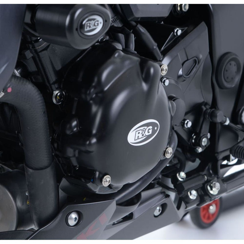 Load image into Gallery viewer, R&amp;G Racing Black 3 Piece Engine Case Cover Kit For 2017-2021 Suzuki GSXS750
