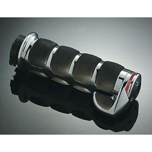 Load image into Gallery viewer, Kuryakyn Chrome Adjustable All ISO Grip Throttle Boss Hand Paddle Harley Honda
