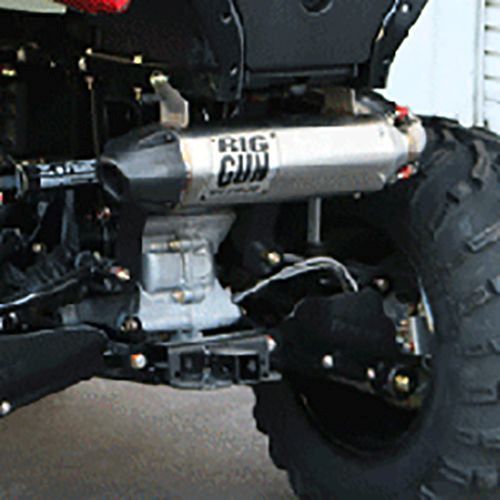 Load image into Gallery viewer, Big Gun EXO Stainless Steel Slip-On Exhaust With Black End Tip For Polaris Sportsman 570 450
